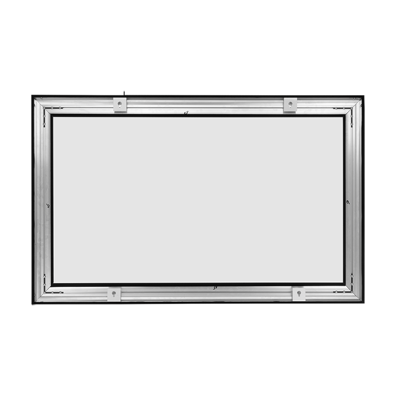 Tela de quadro fixo de cinema em casa