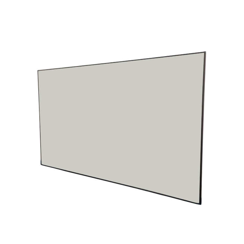 Tela de projeção de grade preta