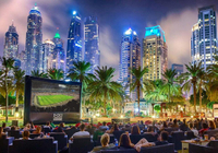 Sistema de tela de filme inflável ao ar livre projetores de filmes infláveis ​​para aluguel ou venda