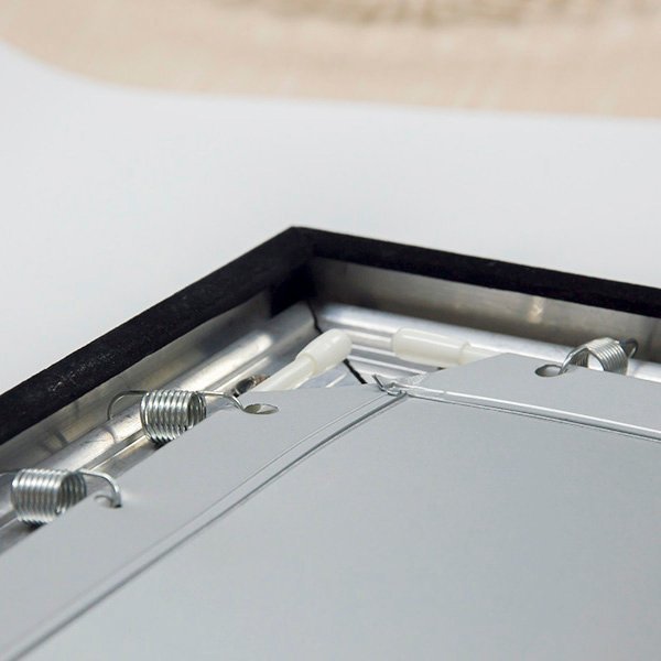 Tela de projeção de quadro fixo de alumínio personalizado grande cinema de 120 polegadas