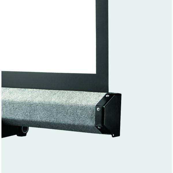 Tela do projetor de piso acarpetado Da -Lite com suporte 150 "Diag. (87x116) - [4: 3] - branco fosco - 1.0