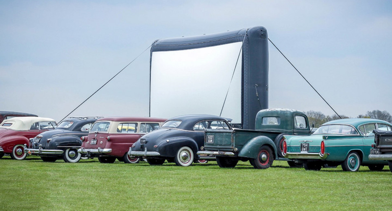 Sistemas de tela de filme inflável ao ar livre sistemas de cinema drive-in