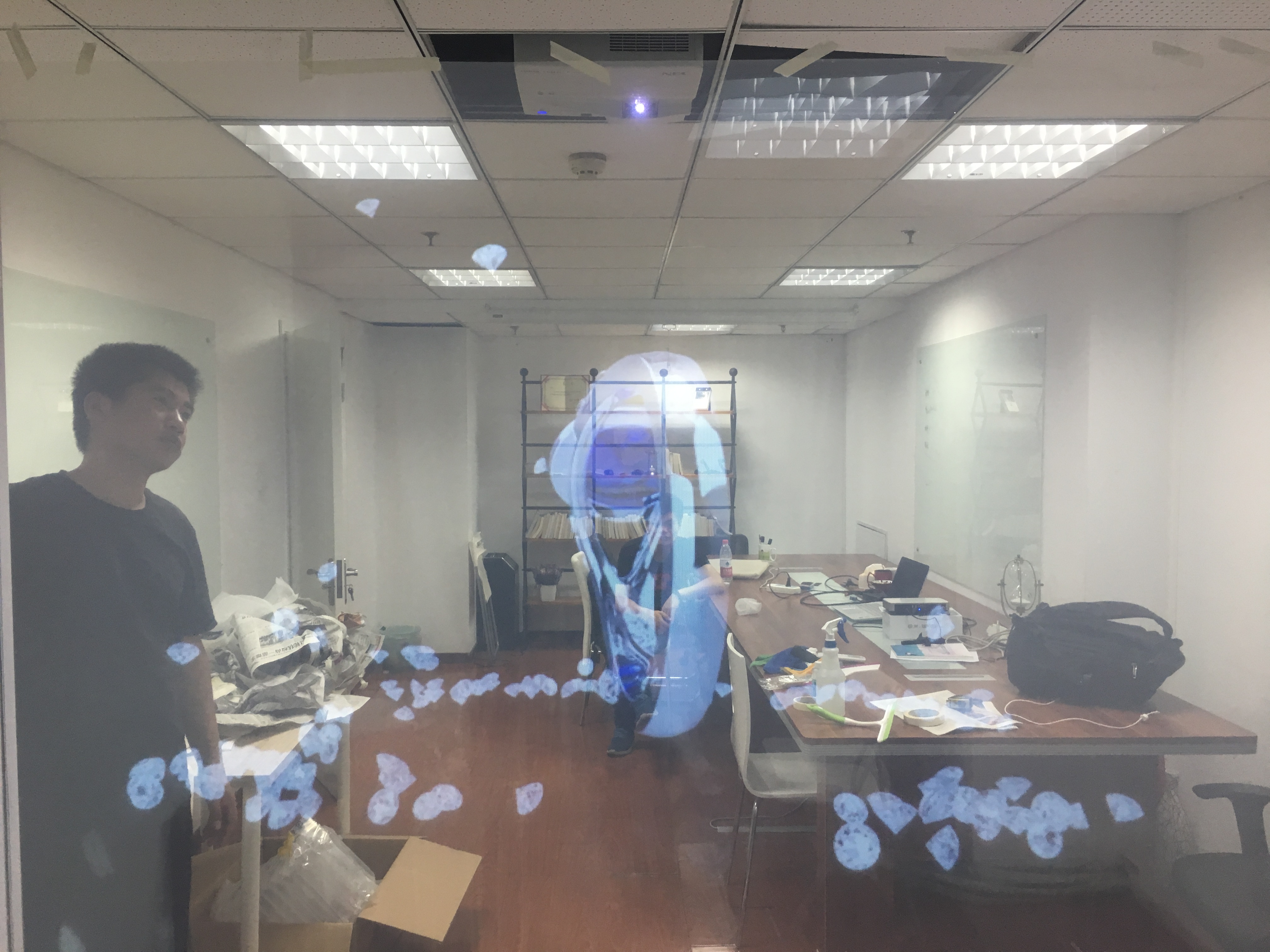 proje&ccedil;&atilde;o hologr&aacute;fica