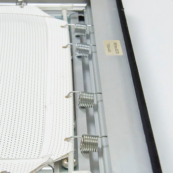 Tela de projetor de home theater com moldura fina curvada